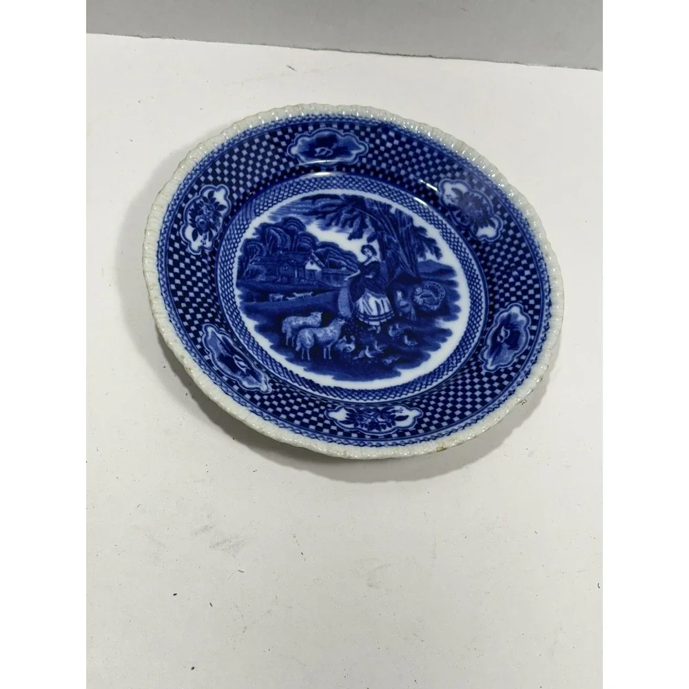 Flow Blue Adams Ironstone 9